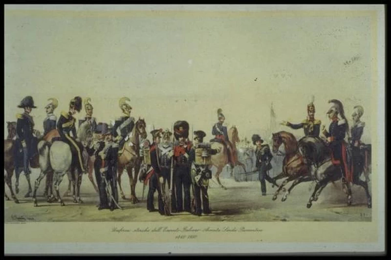 Uniformi militari di S. M. Sarda - Mantova